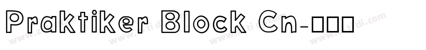 Praktiker Block Cn字体转换